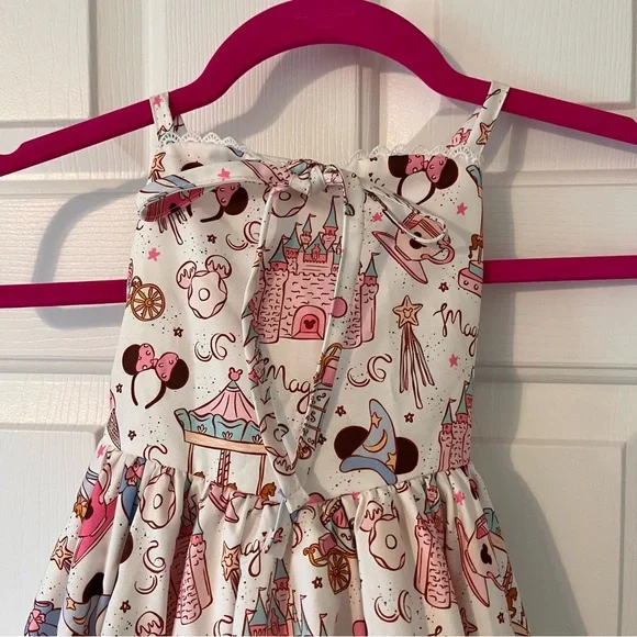 Flamingo Baby Boutique “Magical Charms” Ruffle Magic Dress Size 2T - Picture 2 of 7